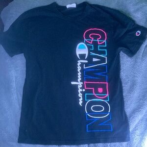 Champion Black Short Sleeve